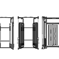 Sturdy Modern Fitness Equipment Collection Featuring Three Different Designs And Models