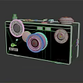 Vintage AGFA Ambrotype Camera Classic Design With Lens And Control Dials