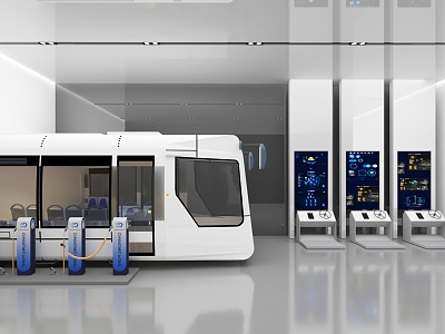 Bus Simulation Driving Experience in Science and Technology Exhibition Hall model