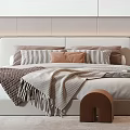 Double bed 3d model