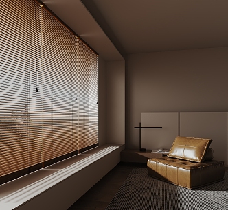 Modern venetian blinds 3d model