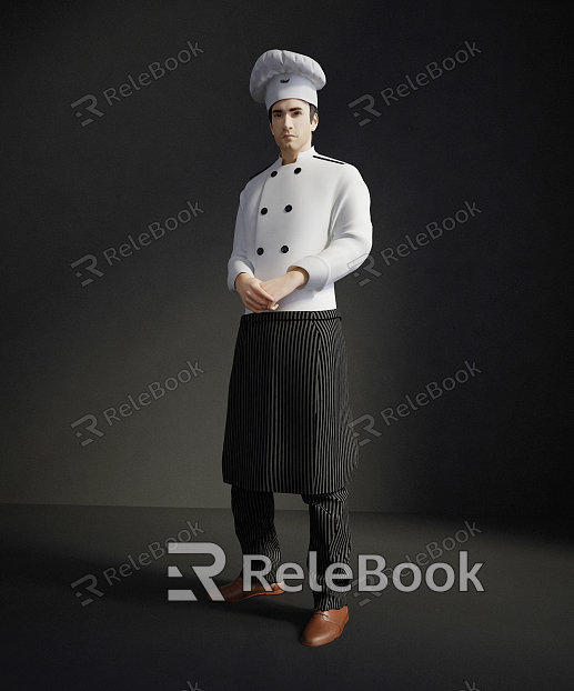 Modern man chef model