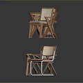 Various Modern Chair Designs With Wooden Frames And Woven Seats Collection