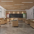 Modern Baking Classroom 3d model