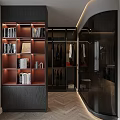 Modern Bedroom Interior Design With Tufted Headboard Double Bed Nightstands And Windows With Blinds