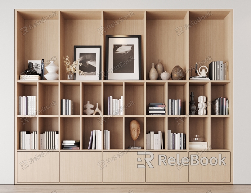 Modern Bookcase Bookcase Cabinet model