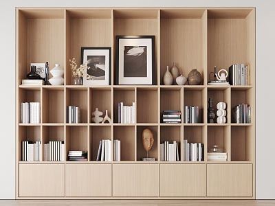 Modern Bookcase Cabinet model