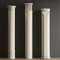 European column cylinder 3d model