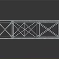 Scenic View Of Industrial Metal Frame Structure With Reflective Surface And Dark Background