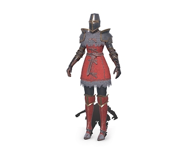 Armor War Medieval Armor Warrior model