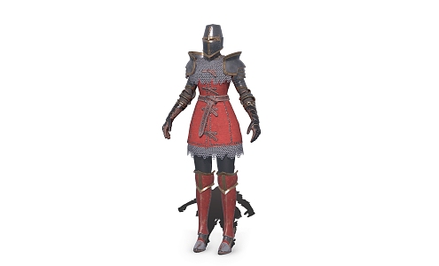 Armor War Medieval Armor Warrior 3d model