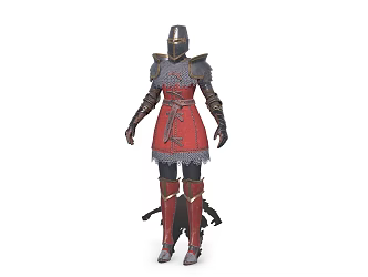 Armor War Medieval Armor Warrior 3d model