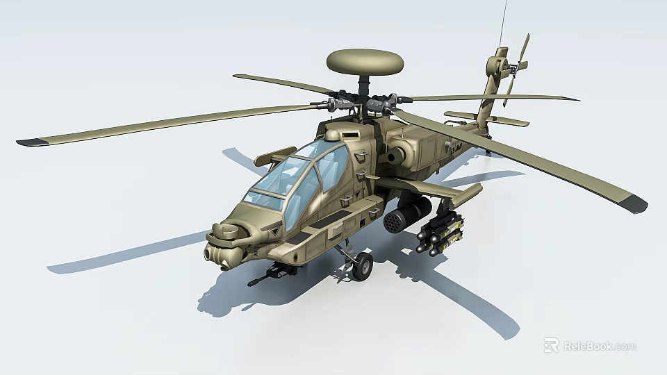 Military Sand Colored Fighter Jet Featuring Radar System Cockpit and Weapon Mounts Design 3d model 