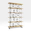 Modern Shelving Units With Diverse Designs Wooden Metal Frames And Colors