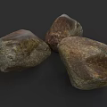 Natural Textured Stone Materials Featuring Three Decorative Stones For Home Interior Design