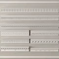 Gypsum Crown Molding Various Decorative Styles And Ornate Patterns For Interior Decoration