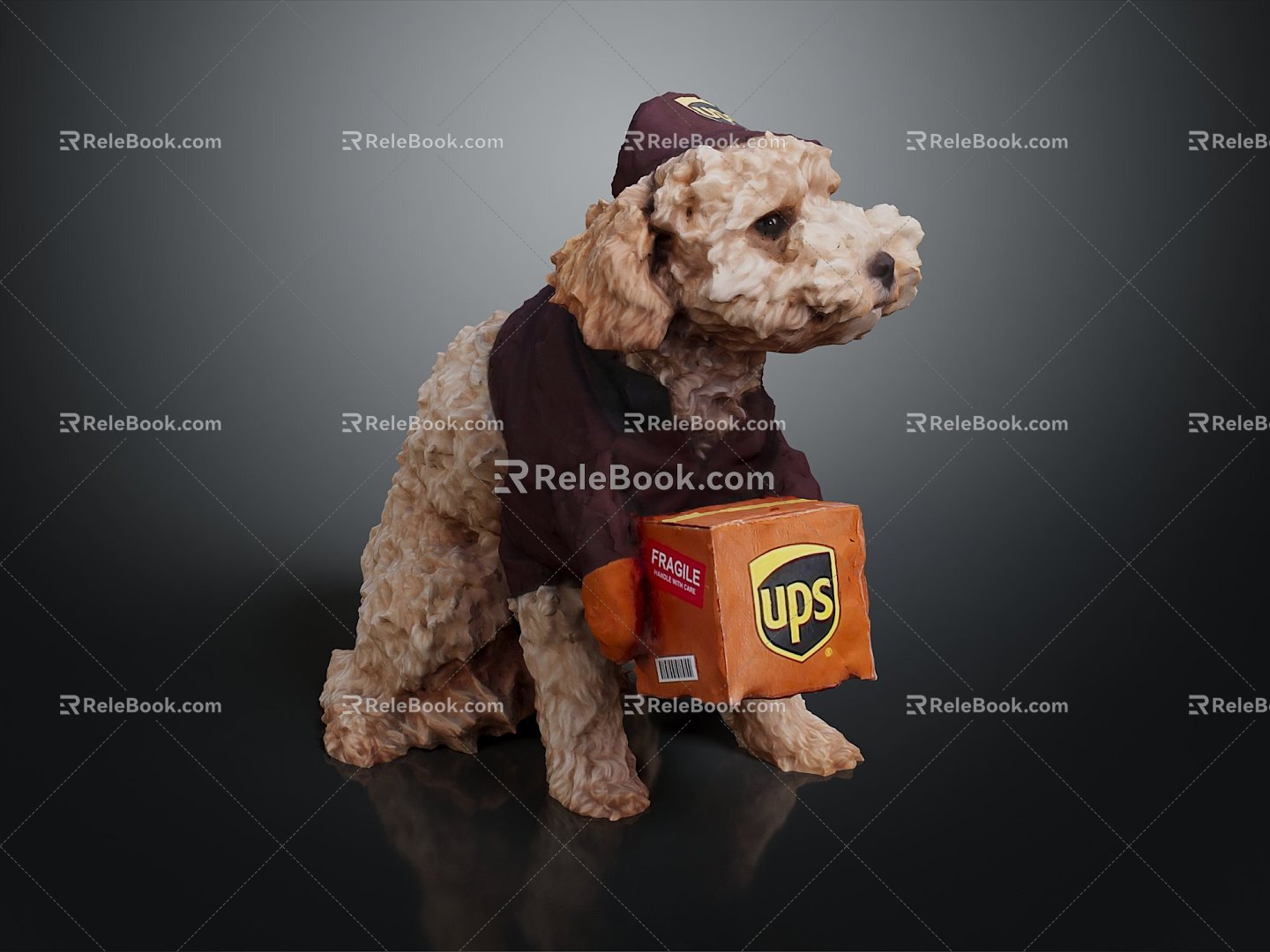 Modern Dog Pet Dog Clothes 3d model