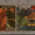 Square Rugs With Vibrant Abstract Patterns And Fringed Edges For Home Interior Decor