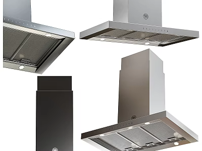 Modern Range Hood Kitchen Appliances 3d model