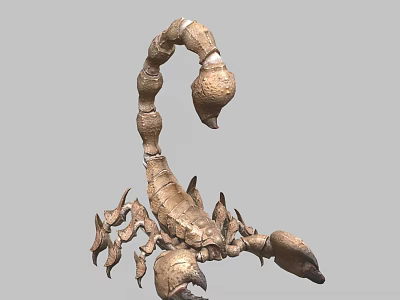 Realistic Scorpion Game Movie Character 3D Model Detailed Design Features 3d model