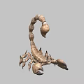 Realistic Scorpion Game Movie Character 3D Model Detailed Design Features