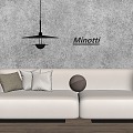 modern sofa double sofa 3d model