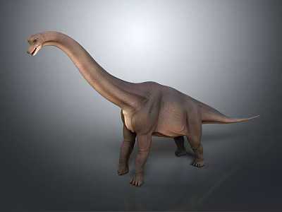 Modern Dinosaur Jurassic Pterosaur Long-necked Tyrannosaurus Stegosaurus 3d model