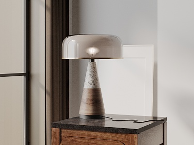 Modern table lamp 3d model