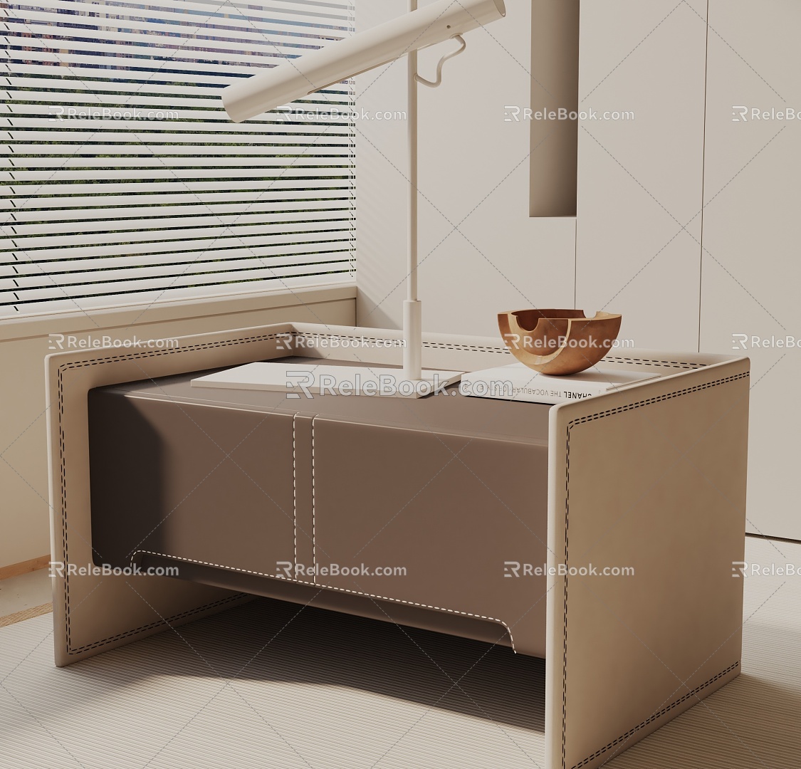 Modern bedside table 3d model