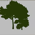 Decorative Ornaments Combination Featuring Tree Figurines And Human Figure Decoration Set
