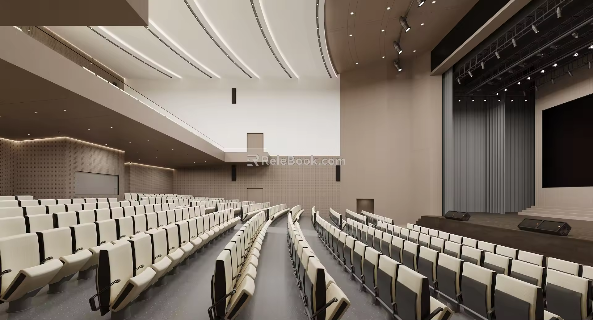 Report Hall Report Hall Seat Stage Lighting and Sound 3d model