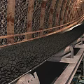 Industrial Heavy Duty Equipment With Steel Frame And Conveyor Track Structure