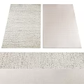 Modern Square Rugs With Dark And Light Colored Geometric Lattice Patterns