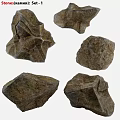 Natural Rough Mossy Landscape Rocks For Outdoor Gardening And Potted Landscaping Decorative Ornaments
