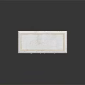 White Entryway Console Side Cabinet With Glass Doors And Storage Drawers