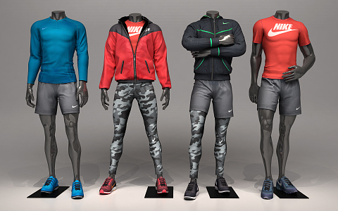 Modern Model Sports Clothing Model 3d model