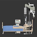 Comprehensive Medical Devices With Hospital Bed Monitor Ceiling Mounted Arm And IV Stand