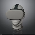 White VR Headset With Comfortable Strap For Immersive Virtual Reality Use
