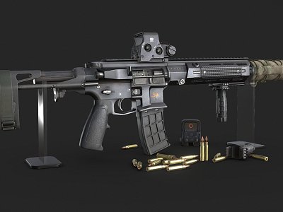 Weapons Assault Rifle model