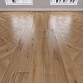 Natural Hardwood Wooden Flooring With Warm Wood Grain Texture For Modern Home Interior