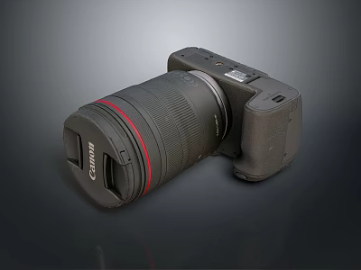 Canon HD Computer Webcam With Integrated Lens And Built In Microphone 3d model