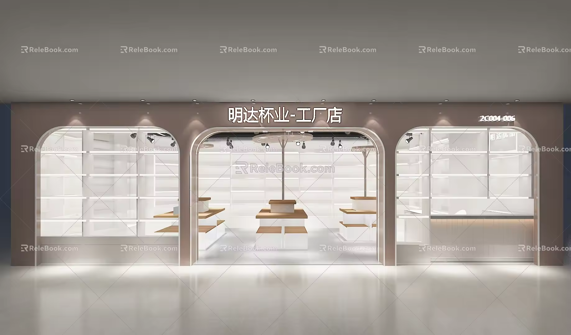 Modern store store 3d model