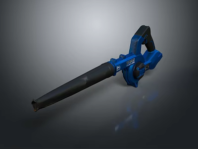 Blue Handheld Electric Blower With Ergonomic Grip Lightweight Design And Powerful Airflow 3d model