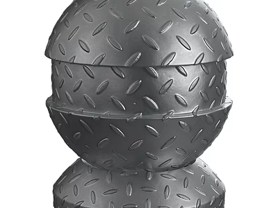 Metal Spherical Component With Diamond Pattern Design And Stacked Structure 3d model