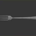 Shiny Stainless Steel Household Fork For Daily Dining Tableware Use