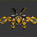 Bumblebee Transformers robot sci-fi robot figure 3d model