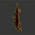 3D Rendered Prehistoric Creature With Orange Brown Fur Long Tail And Sharp Teeth
