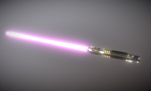 Mace Windu's Lightsaber 3d model