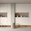 Minimale Style Cabinet Wine Cabinet Whole Cabinet Sideboard Cabinet Balcony Cabinet Locker Entrance Cabinet 3d model