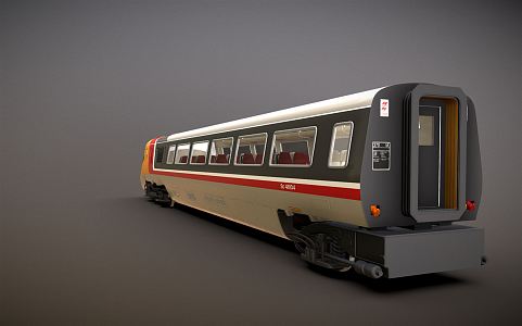 Modern Train 3d model